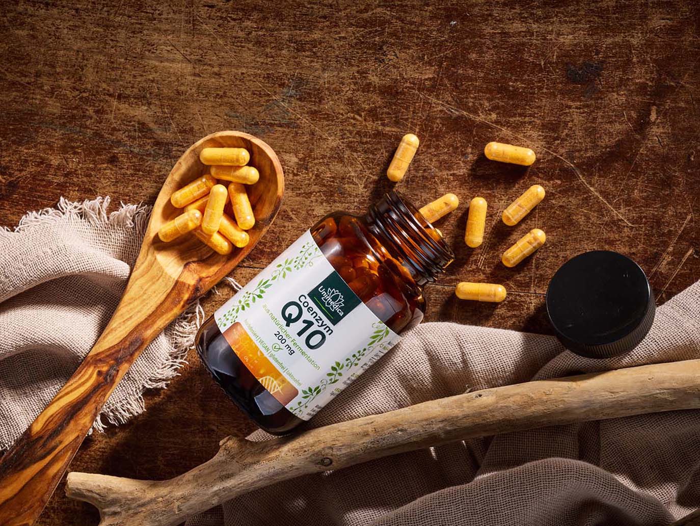 Coenzyme Q10 gélules - 200 mg par dose journalière - 120 gélules - Unimedica